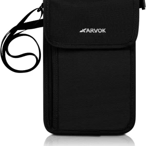 Premium Neck Stash Wallet RFID Blocking Travel Passport Holder Pouch