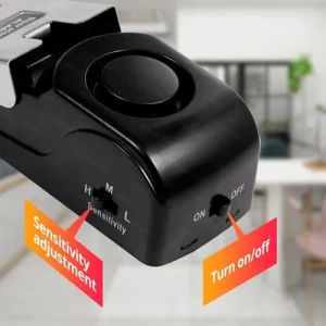 FUERS Door Stop Alarm System 120dB Loud Wireless Home Security Anti-Theft Door