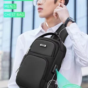 Wiersoon W51831 Anti Theft Crossbody Sling Bag for Men with TSA Lock