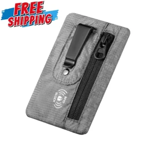 RFID Blocking Hidden Money Belt Travel Pouch Cash Card Holder Waist Wallet UK