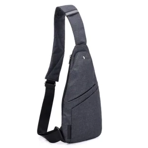 Anti-Theft RFID Blocking with zipper locked Sling Bag for Women and Men, Ligh...